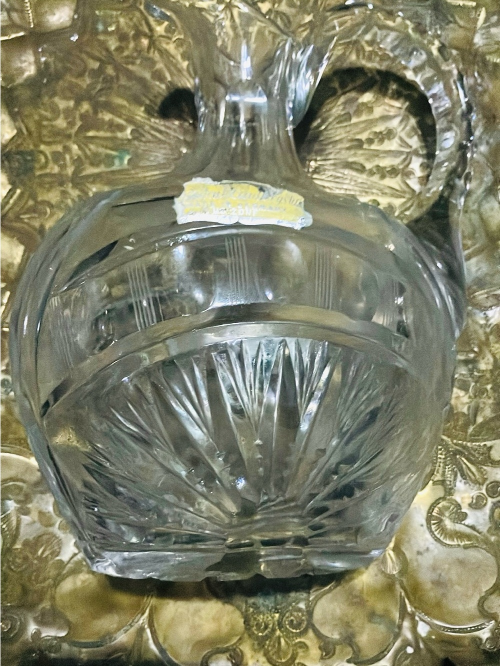 Clear Glass Decorative Decanter - Elegant Home Accent